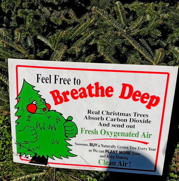 Fresh Oxygenated Air sign